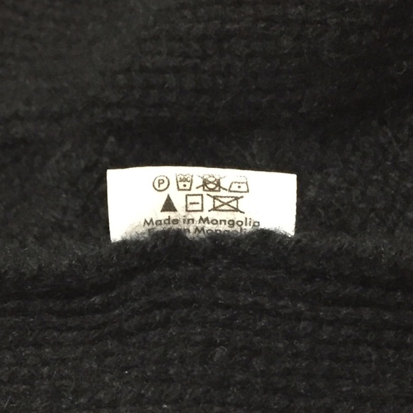 Black Goat 100% Cashmere Cable Knit Sweater S - Picture 8 of 8